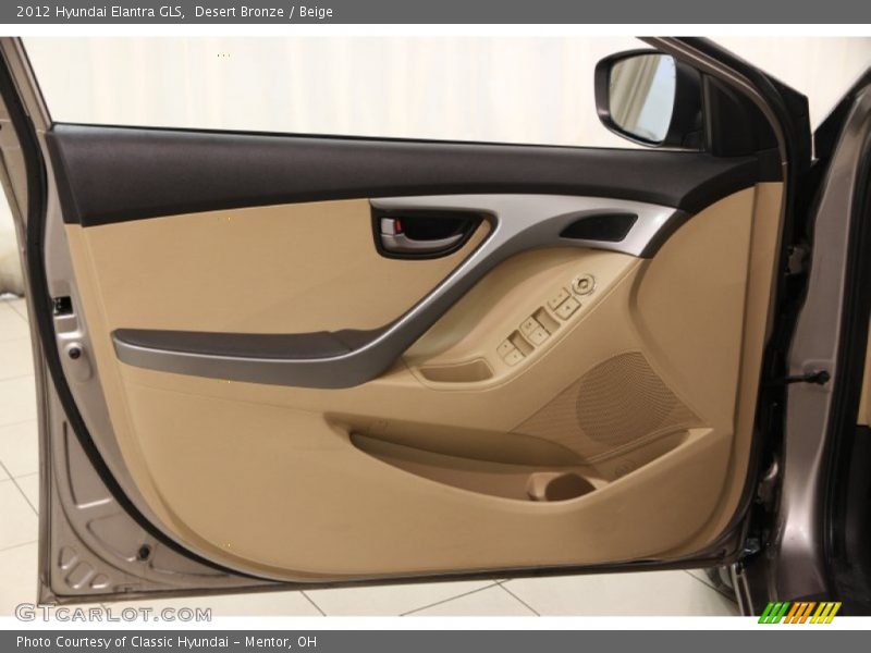 Desert Bronze / Beige 2012 Hyundai Elantra GLS