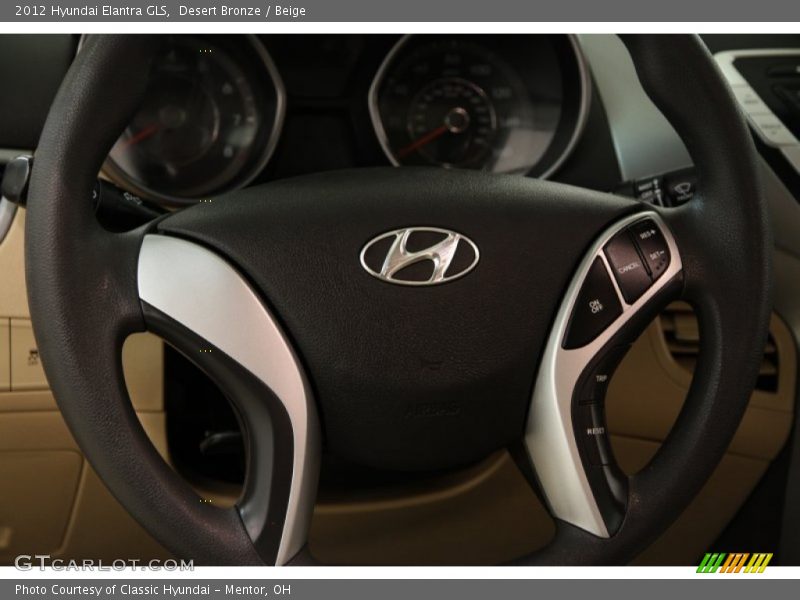 Desert Bronze / Beige 2012 Hyundai Elantra GLS