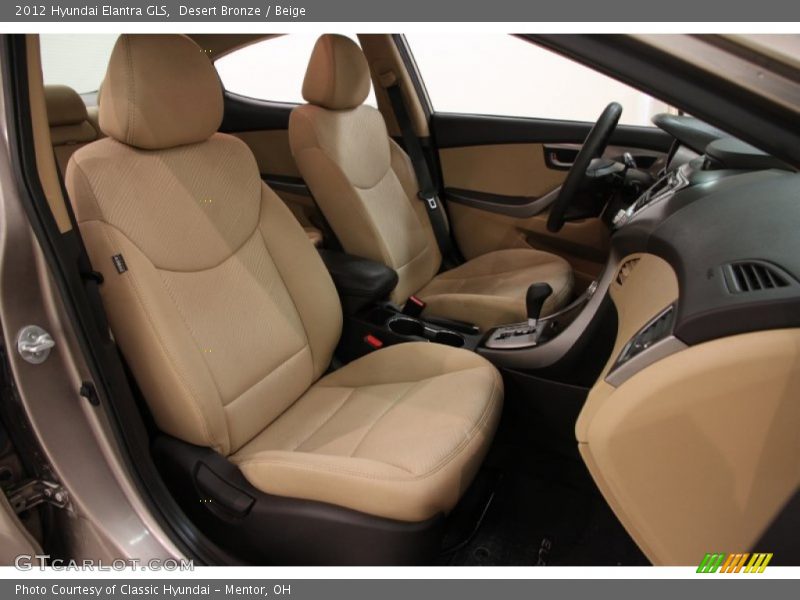 Desert Bronze / Beige 2012 Hyundai Elantra GLS