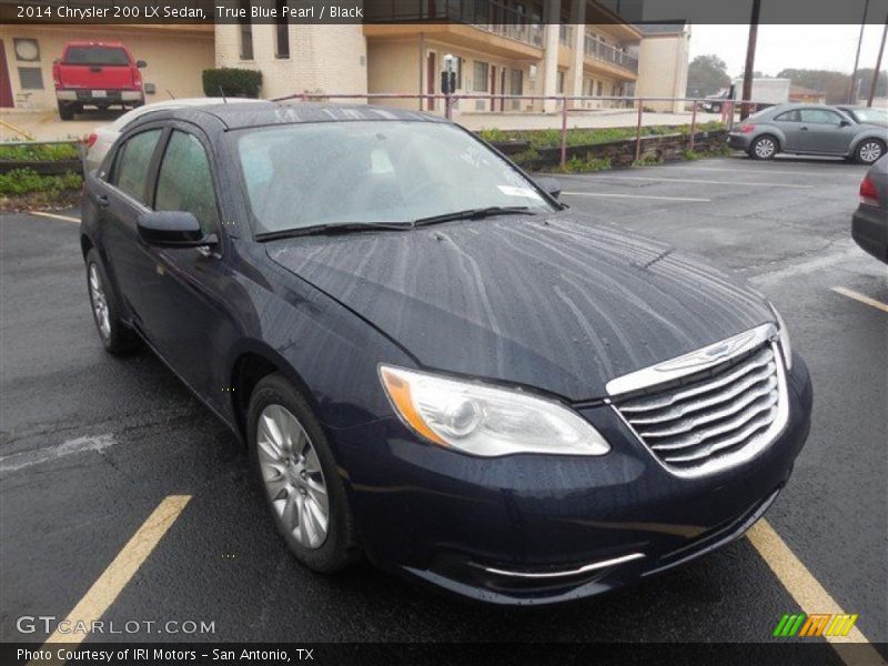 True Blue Pearl / Black 2014 Chrysler 200 LX Sedan
