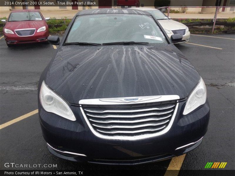 True Blue Pearl / Black 2014 Chrysler 200 LX Sedan