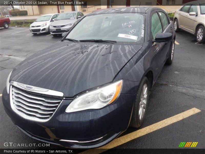 True Blue Pearl / Black 2014 Chrysler 200 LX Sedan