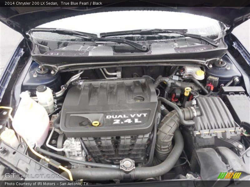 True Blue Pearl / Black 2014 Chrysler 200 LX Sedan