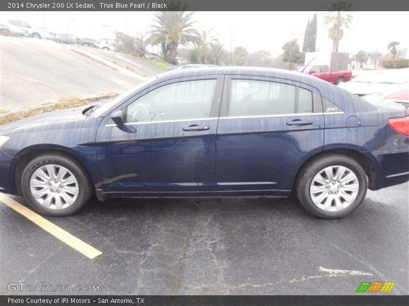 True Blue Pearl / Black 2014 Chrysler 200 LX Sedan