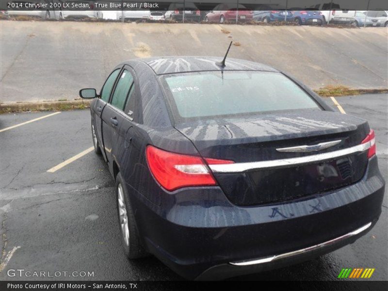 True Blue Pearl / Black 2014 Chrysler 200 LX Sedan