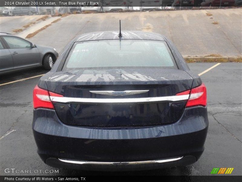 True Blue Pearl / Black 2014 Chrysler 200 LX Sedan
