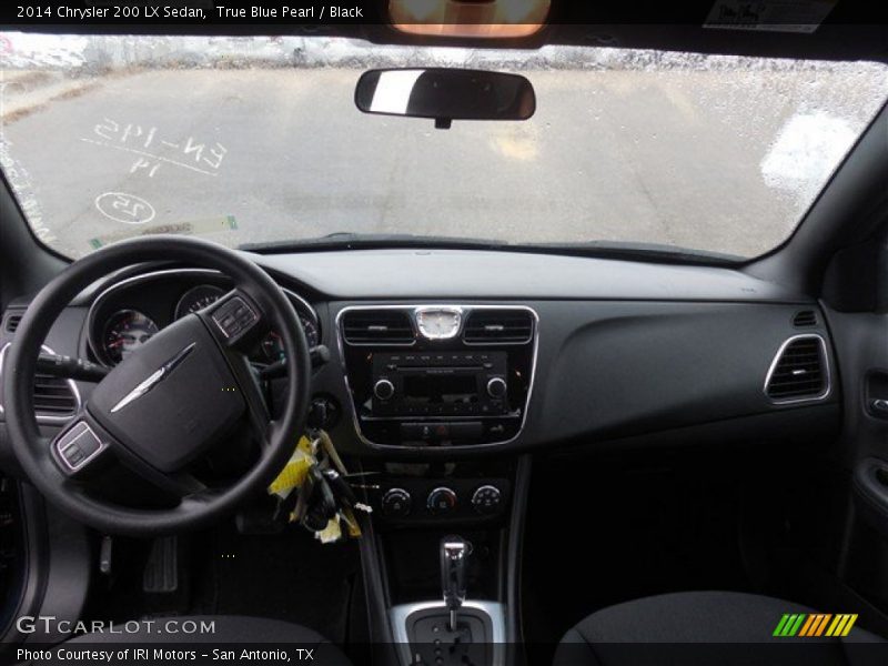 True Blue Pearl / Black 2014 Chrysler 200 LX Sedan