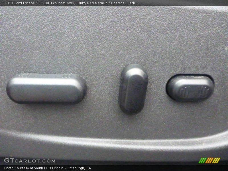 Ruby Red Metallic / Charcoal Black 2013 Ford Escape SEL 2.0L EcoBoost 4WD