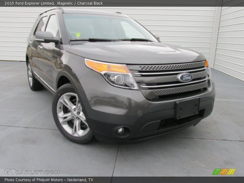 Magnetic / Charcoal Black 2015 Ford Explorer Limited