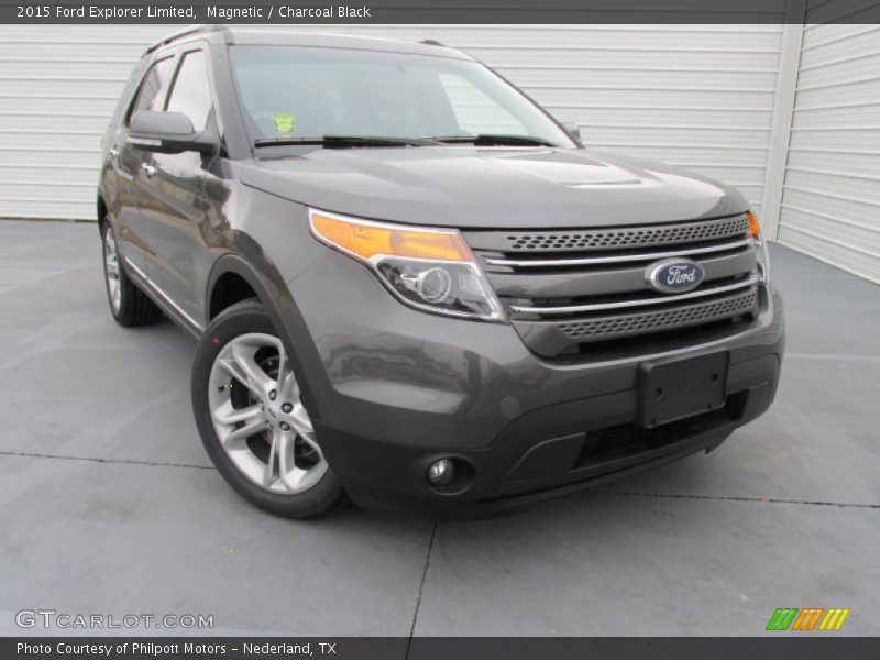 Magnetic / Charcoal Black 2015 Ford Explorer Limited