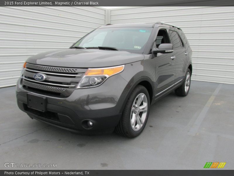 Magnetic / Charcoal Black 2015 Ford Explorer Limited
