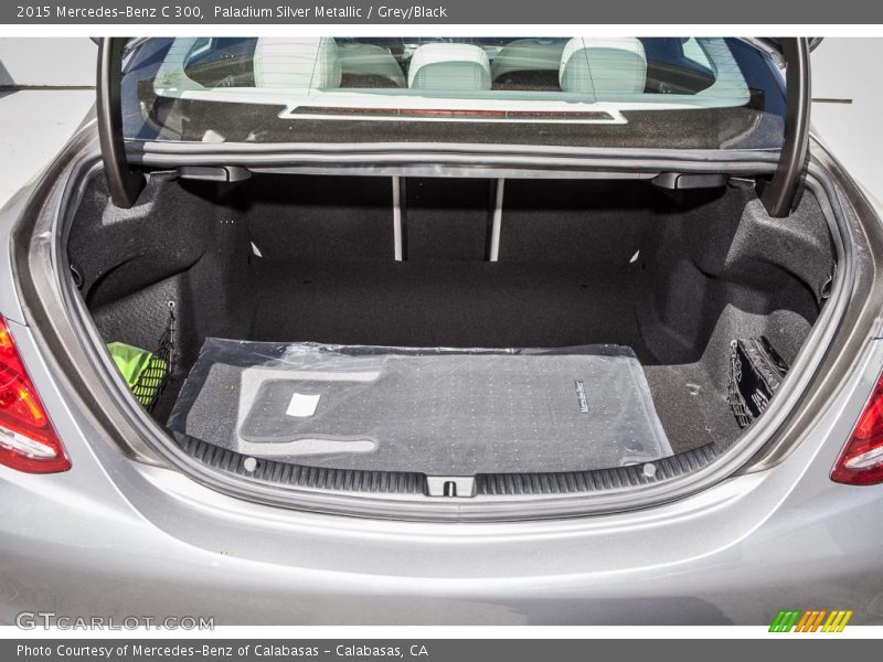 Paladium Silver Metallic / Grey/Black 2015 Mercedes-Benz C 300