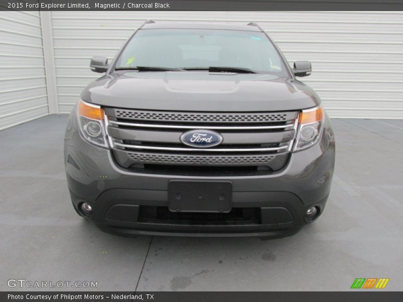 Magnetic / Charcoal Black 2015 Ford Explorer Limited