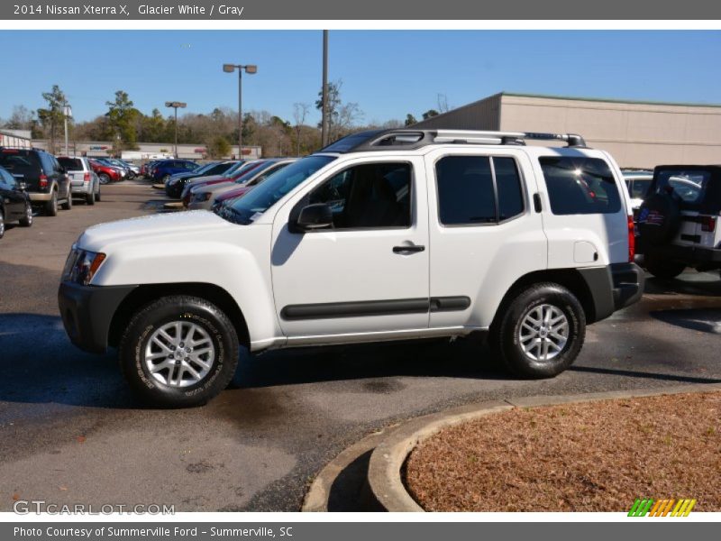 Glacier White / Gray 2014 Nissan Xterra X