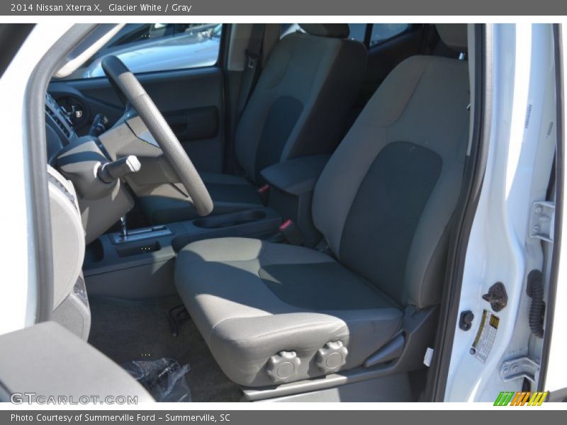 Glacier White / Gray 2014 Nissan Xterra X