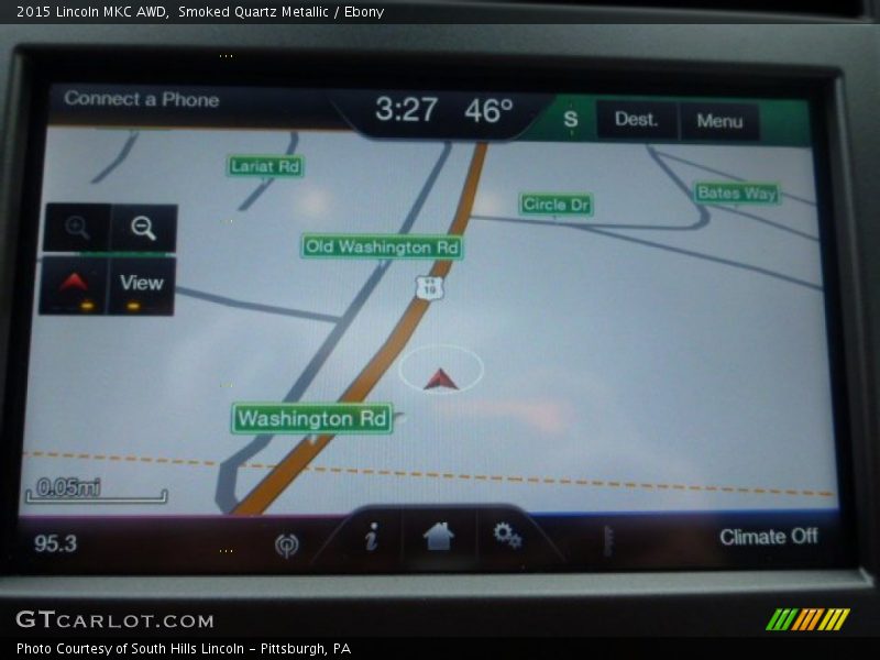 Navigation of 2015 MKC AWD