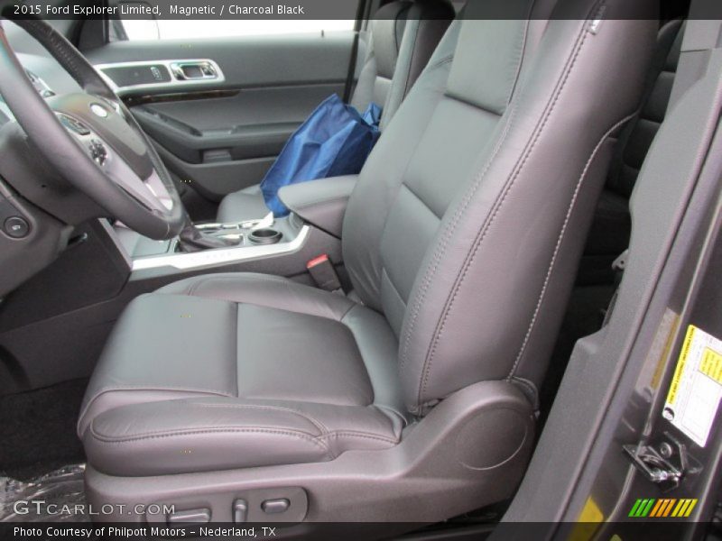 Magnetic / Charcoal Black 2015 Ford Explorer Limited