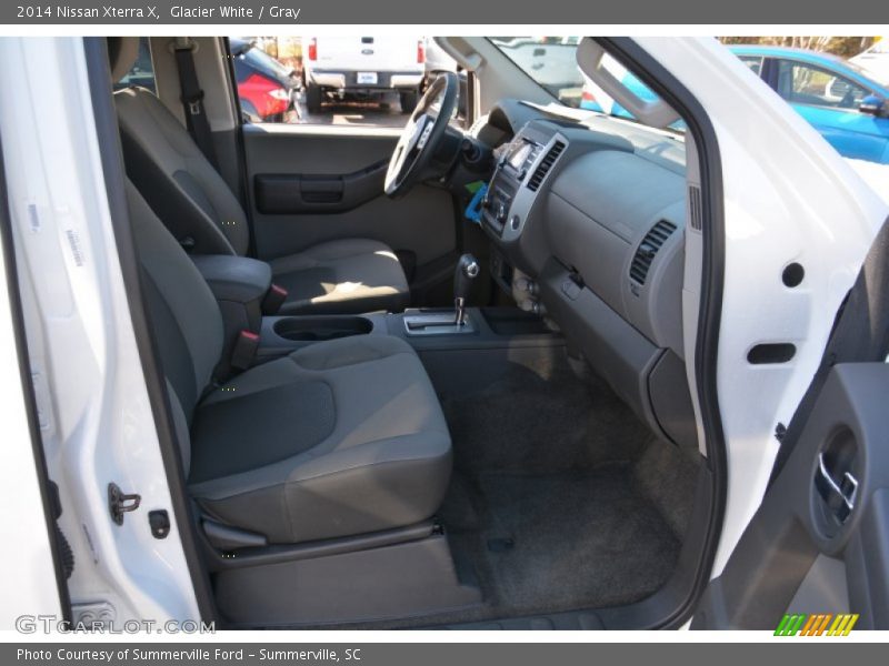 Glacier White / Gray 2014 Nissan Xterra X