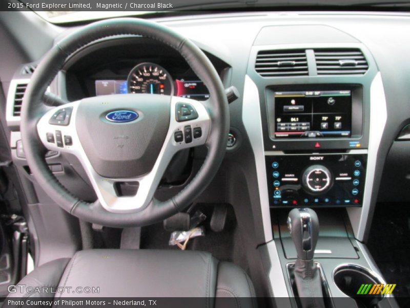 Magnetic / Charcoal Black 2015 Ford Explorer Limited