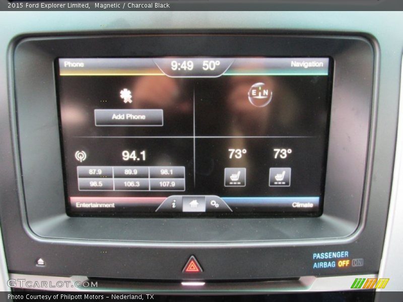 Magnetic / Charcoal Black 2015 Ford Explorer Limited