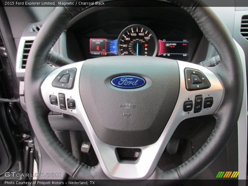 Magnetic / Charcoal Black 2015 Ford Explorer Limited