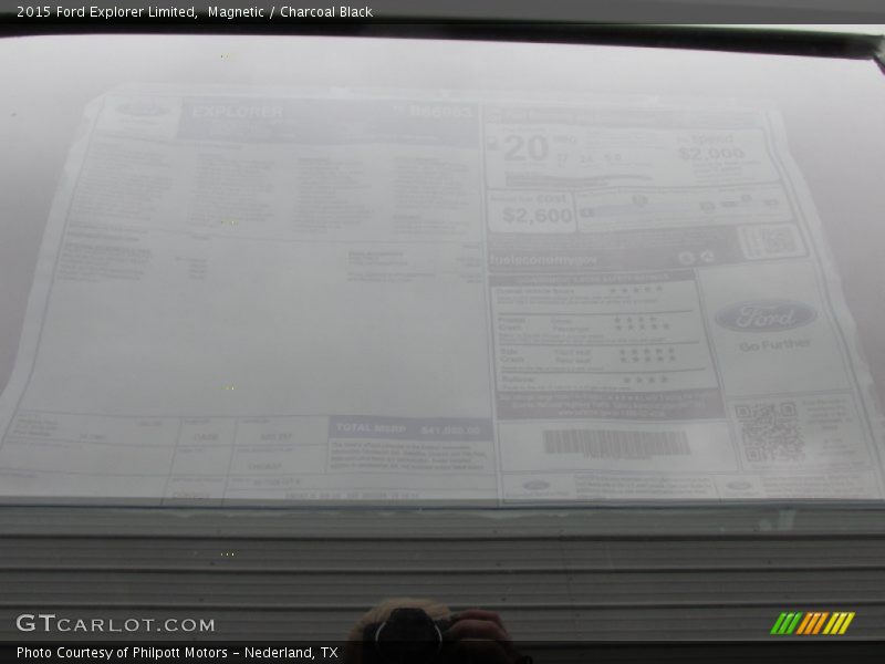 Magnetic / Charcoal Black 2015 Ford Explorer Limited