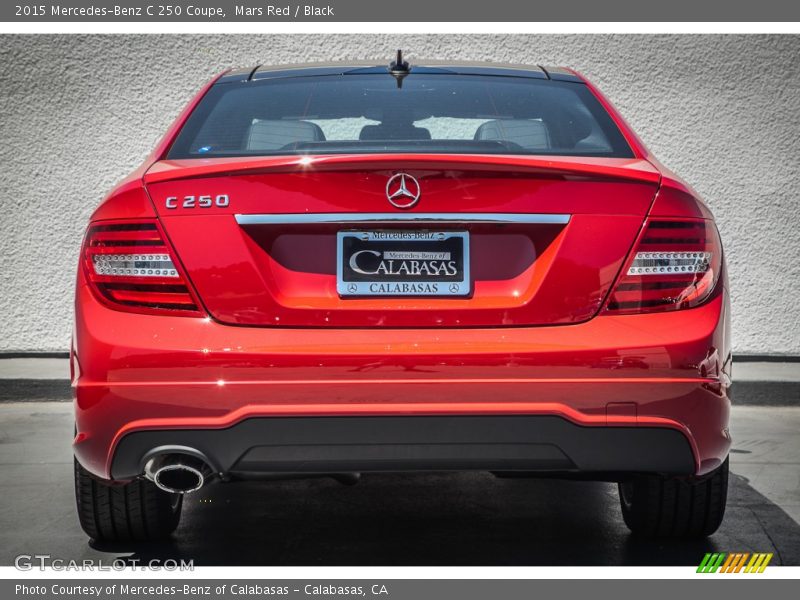 Mars Red / Black 2015 Mercedes-Benz C 250 Coupe