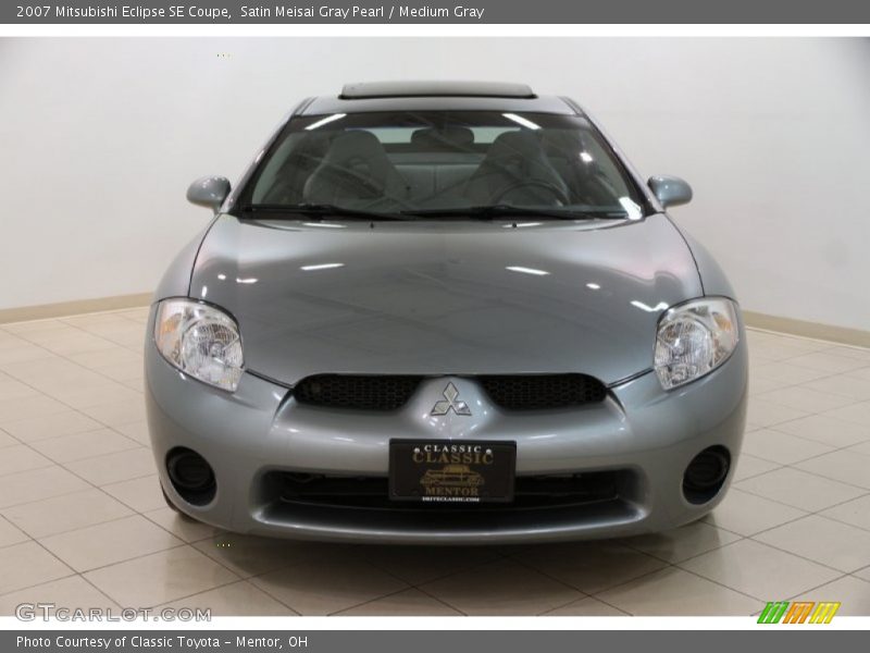 Satin Meisai Gray Pearl / Medium Gray 2007 Mitsubishi Eclipse SE Coupe