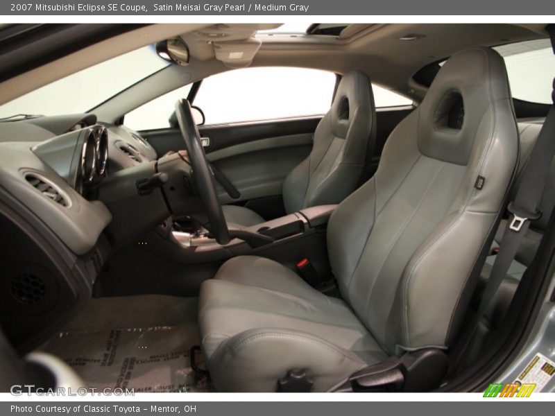 Satin Meisai Gray Pearl / Medium Gray 2007 Mitsubishi Eclipse SE Coupe