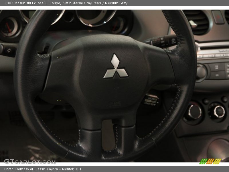 Satin Meisai Gray Pearl / Medium Gray 2007 Mitsubishi Eclipse SE Coupe