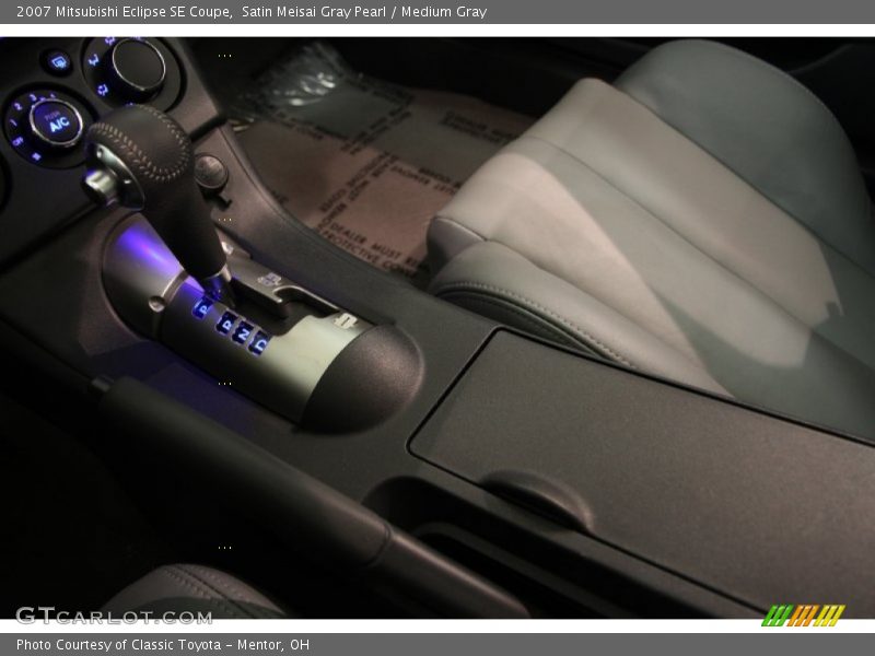 Satin Meisai Gray Pearl / Medium Gray 2007 Mitsubishi Eclipse SE Coupe