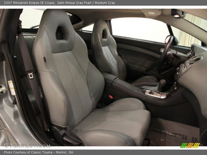 Satin Meisai Gray Pearl / Medium Gray 2007 Mitsubishi Eclipse SE Coupe
