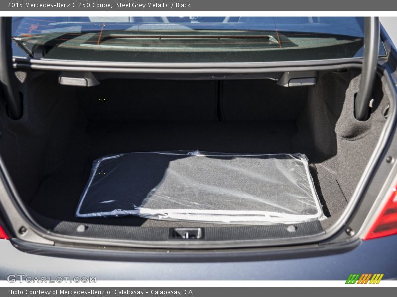 Steel Grey Metallic / Black 2015 Mercedes-Benz C 250 Coupe