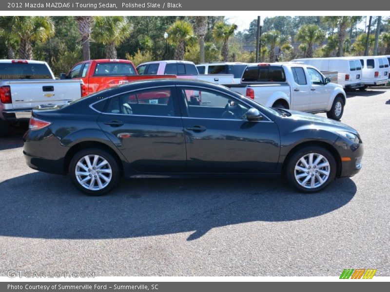 Polished Slate / Black 2012 Mazda MAZDA6 i Touring Sedan