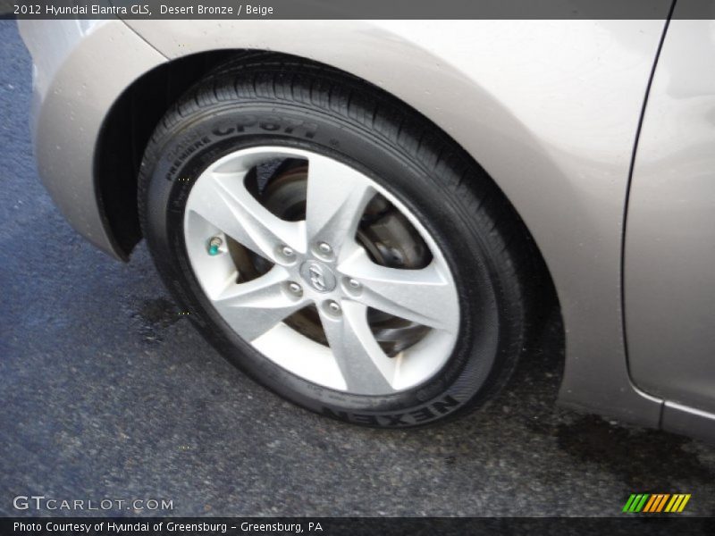 Desert Bronze / Beige 2012 Hyundai Elantra GLS