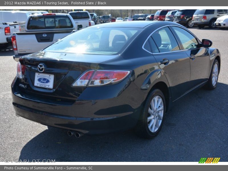 Polished Slate / Black 2012 Mazda MAZDA6 i Touring Sedan