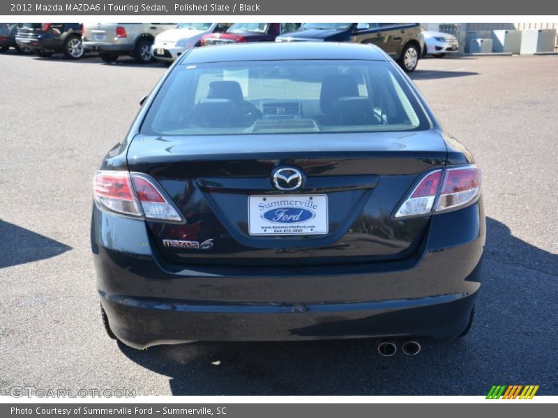 Polished Slate / Black 2012 Mazda MAZDA6 i Touring Sedan