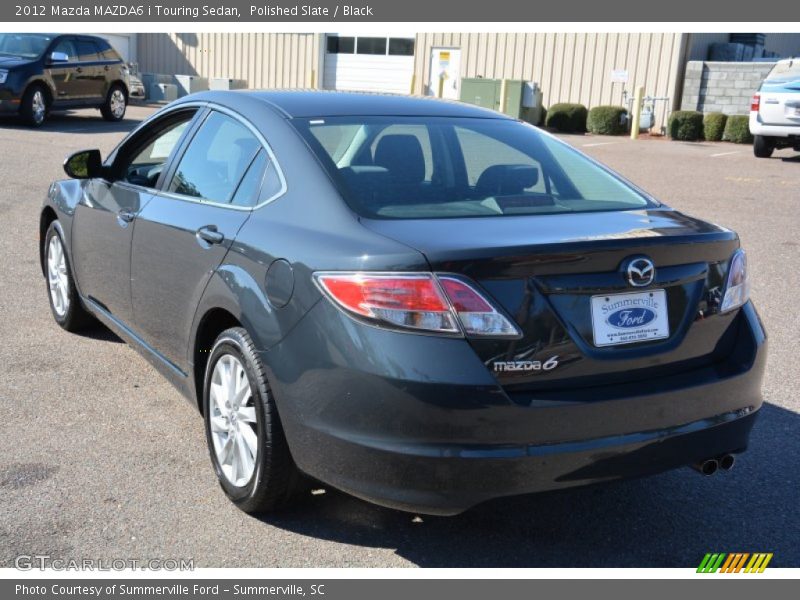 Polished Slate / Black 2012 Mazda MAZDA6 i Touring Sedan