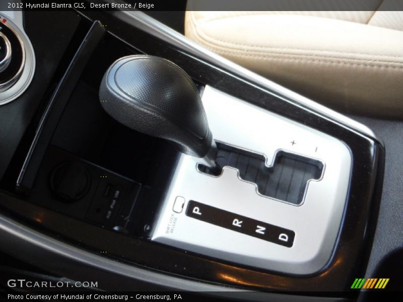 Desert Bronze / Beige 2012 Hyundai Elantra GLS