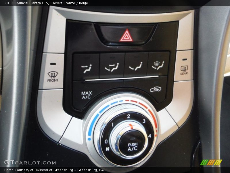 Desert Bronze / Beige 2012 Hyundai Elantra GLS