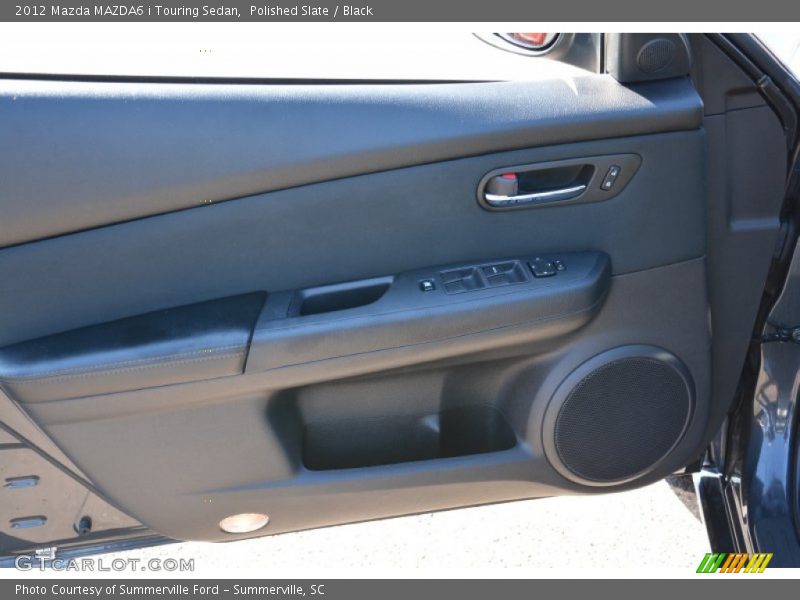 Polished Slate / Black 2012 Mazda MAZDA6 i Touring Sedan