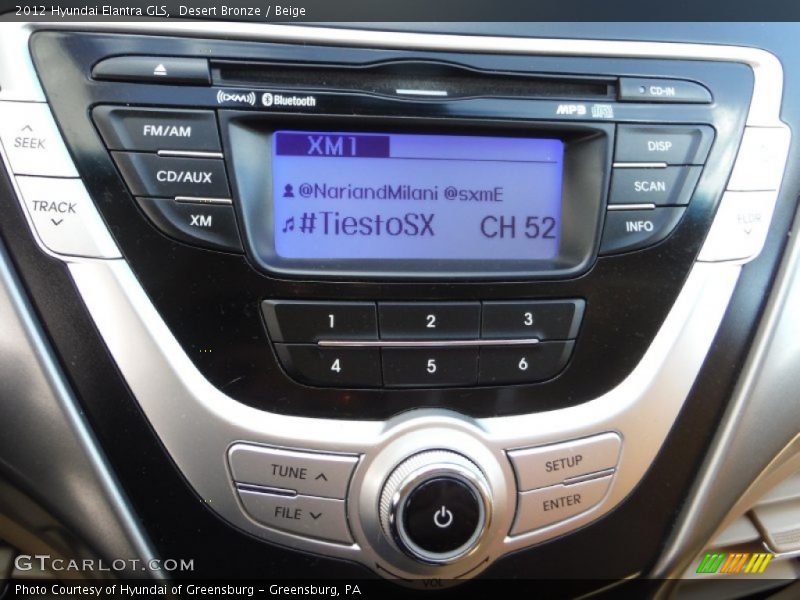 Desert Bronze / Beige 2012 Hyundai Elantra GLS