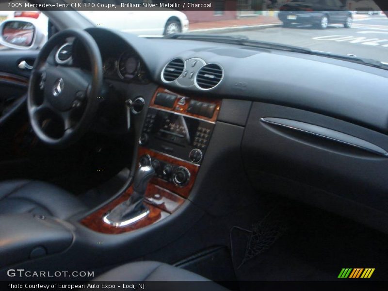 Brilliant Silver Metallic / Charcoal 2005 Mercedes-Benz CLK 320 Coupe