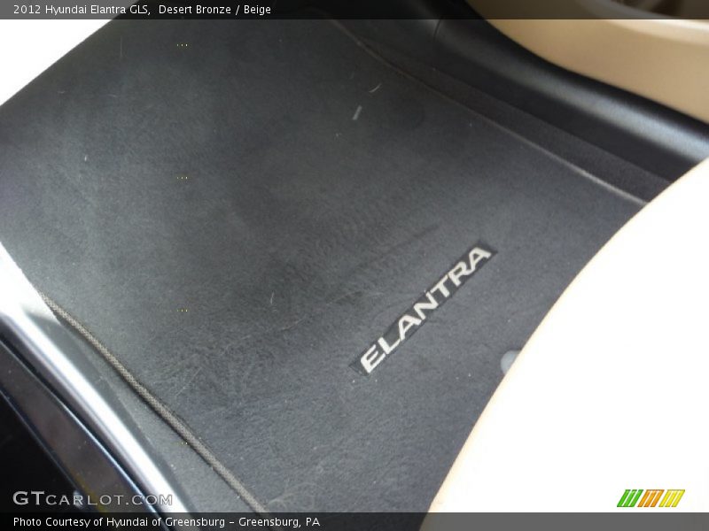 Desert Bronze / Beige 2012 Hyundai Elantra GLS