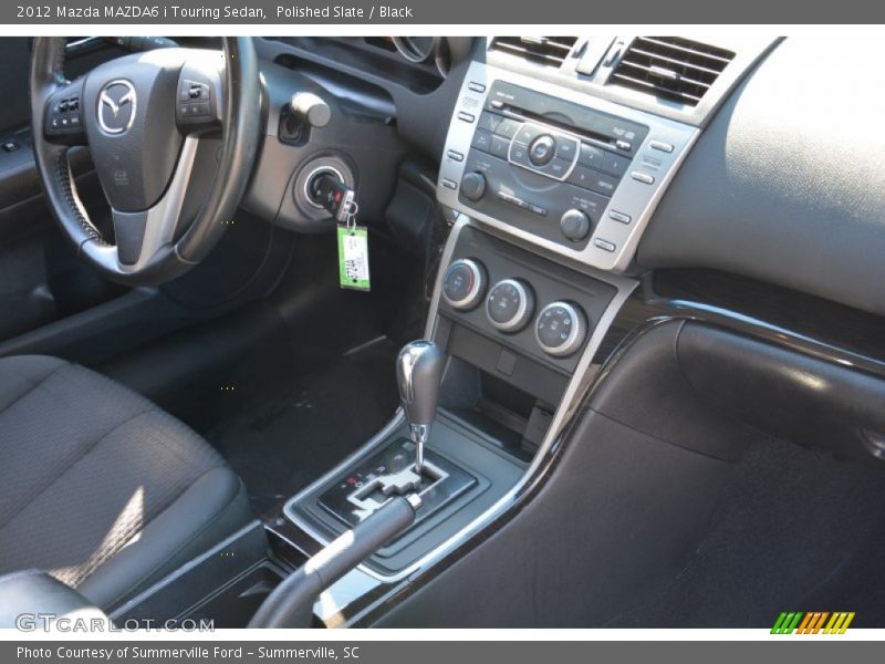 Polished Slate / Black 2012 Mazda MAZDA6 i Touring Sedan