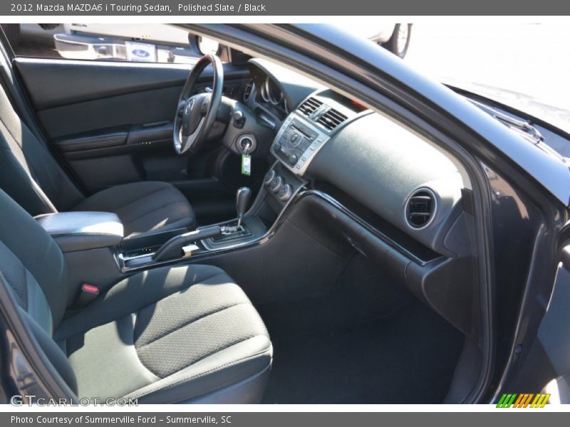 Polished Slate / Black 2012 Mazda MAZDA6 i Touring Sedan