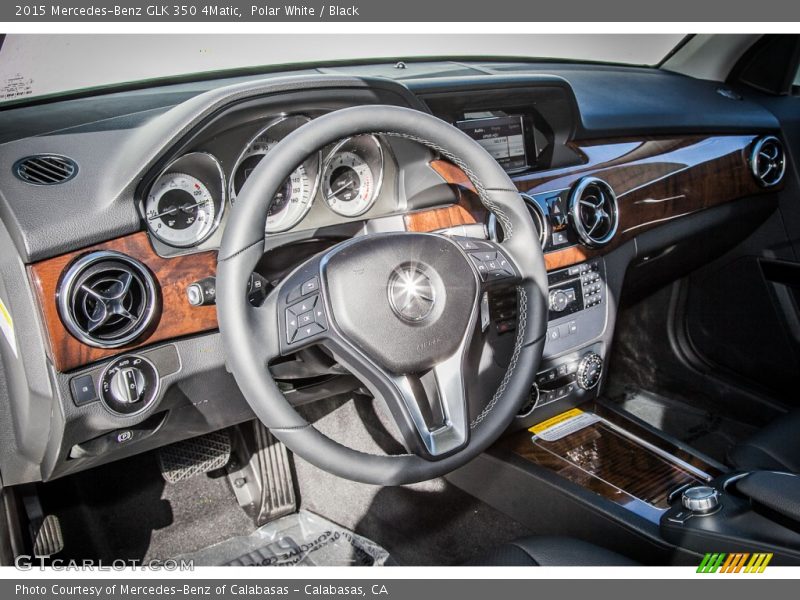 Polar White / Black 2015 Mercedes-Benz GLK 350 4Matic