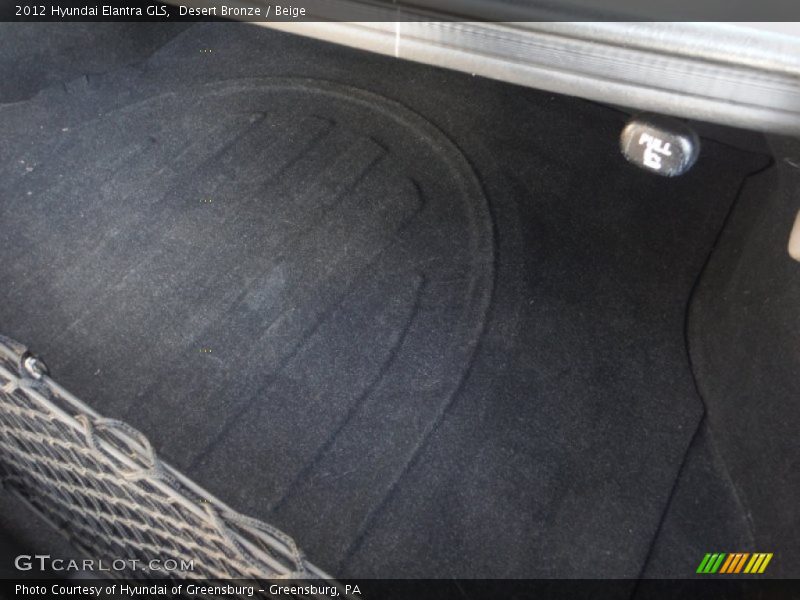 Desert Bronze / Beige 2012 Hyundai Elantra GLS