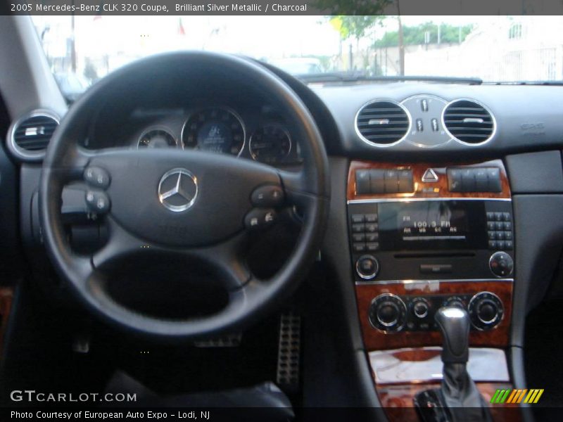 Brilliant Silver Metallic / Charcoal 2005 Mercedes-Benz CLK 320 Coupe