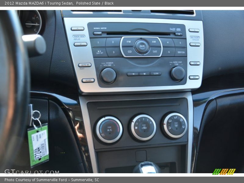 Polished Slate / Black 2012 Mazda MAZDA6 i Touring Sedan